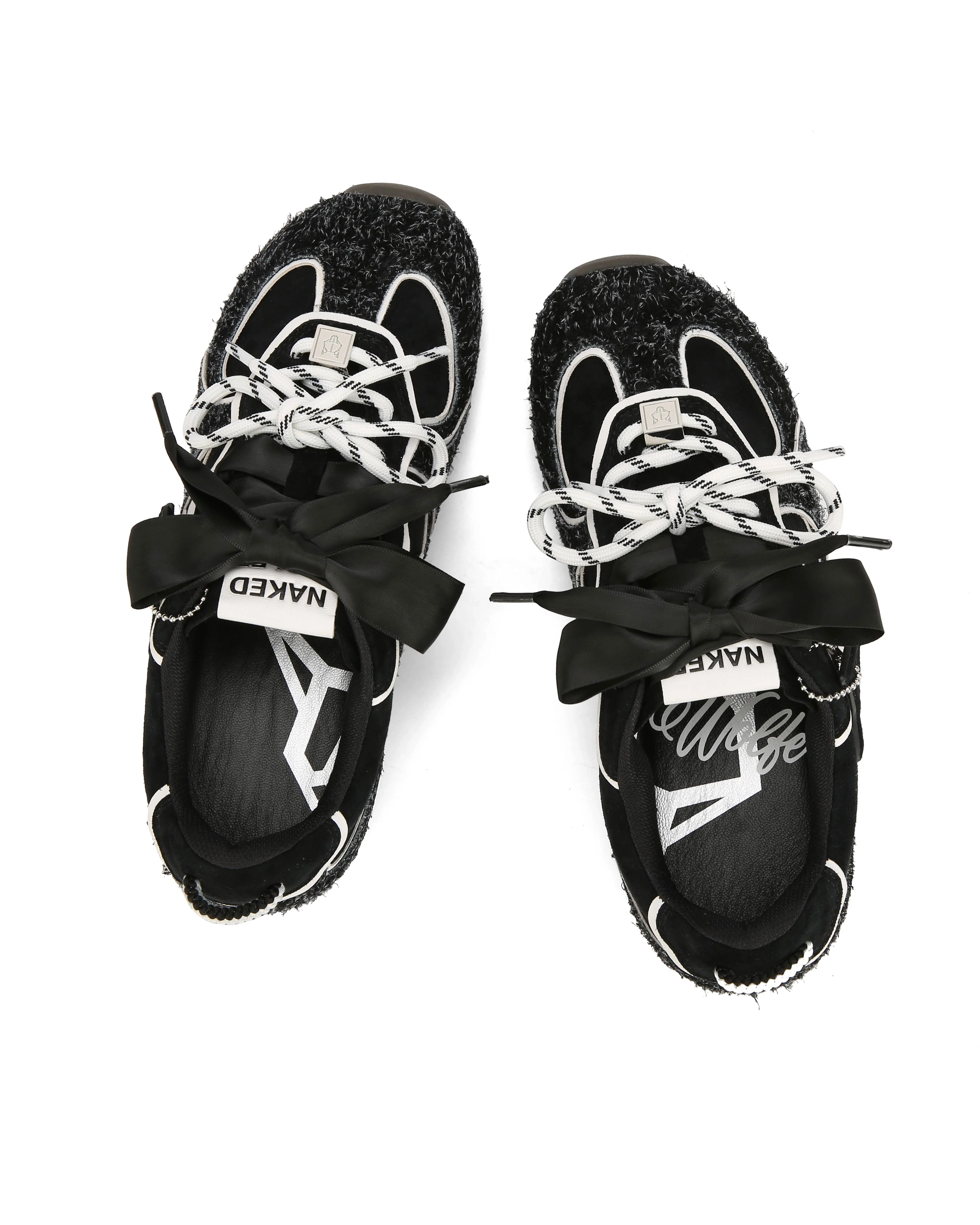 Adored Black Hairy Suede - Image 4