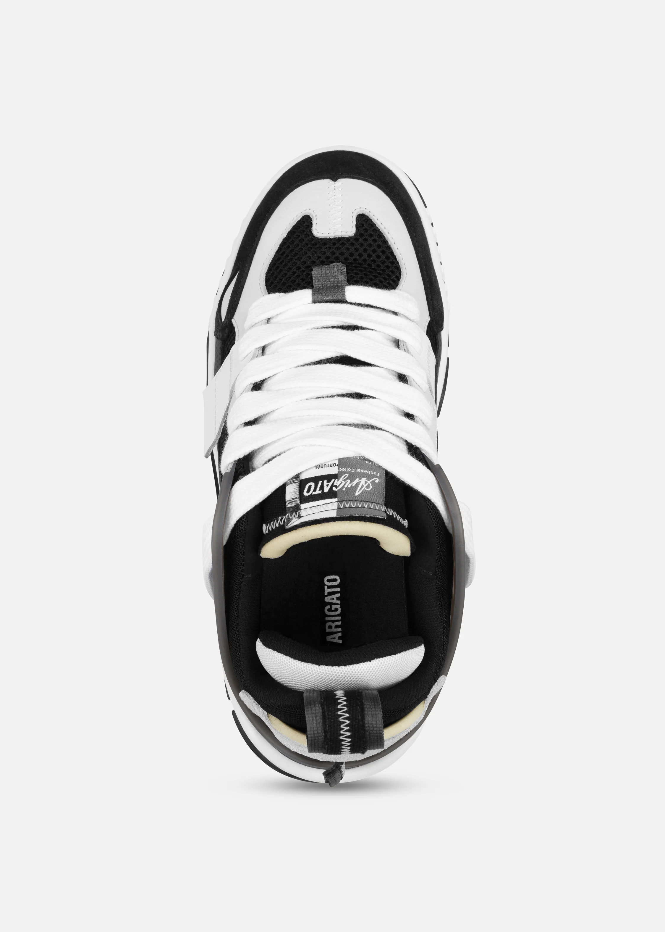 M Area Patchwork Black/White Leather/Mesh - Image 6