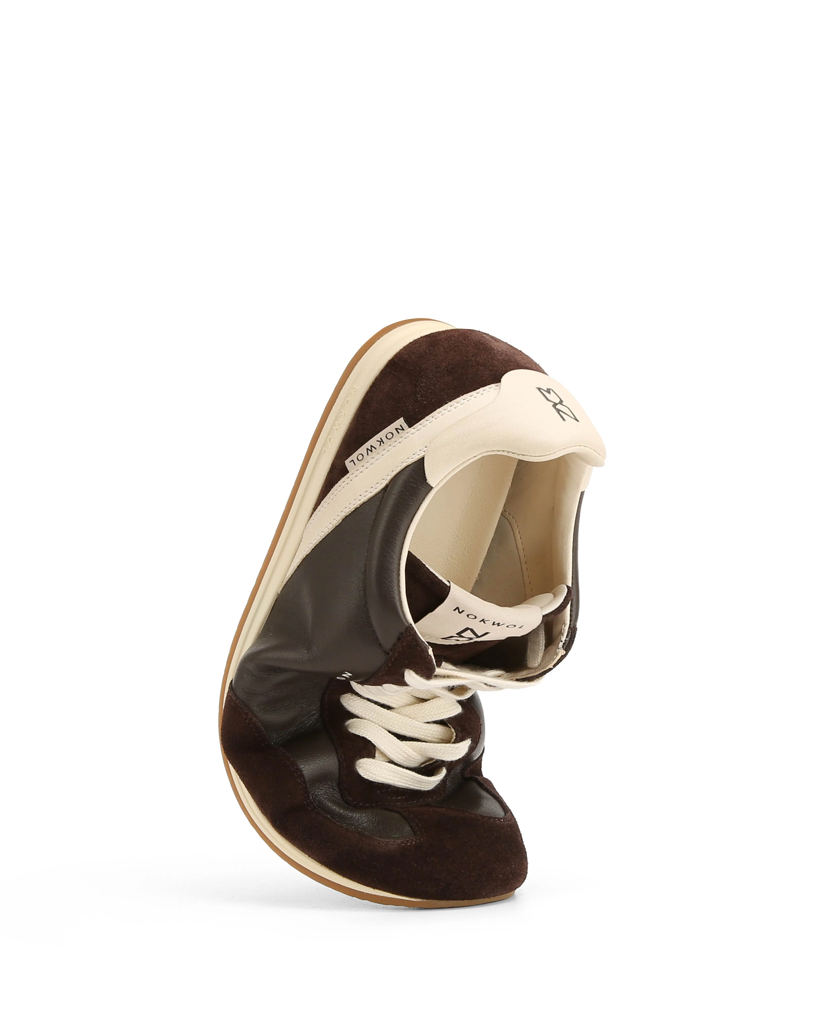 Ari-M Brown/Off White Suede/Leather - Image 6