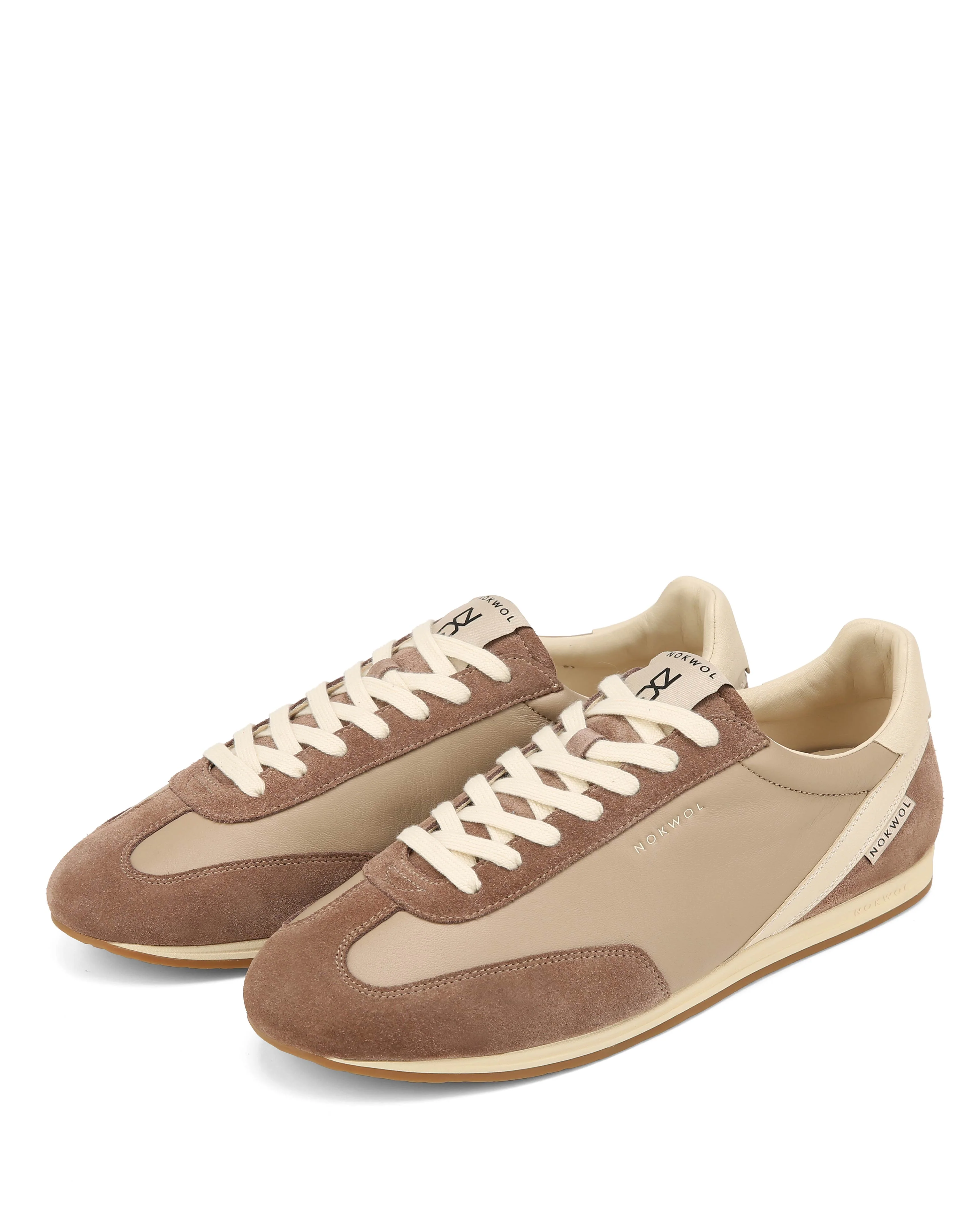 Ari-M Marmo/Mushroom/Off White Suede/Leather - Image 2