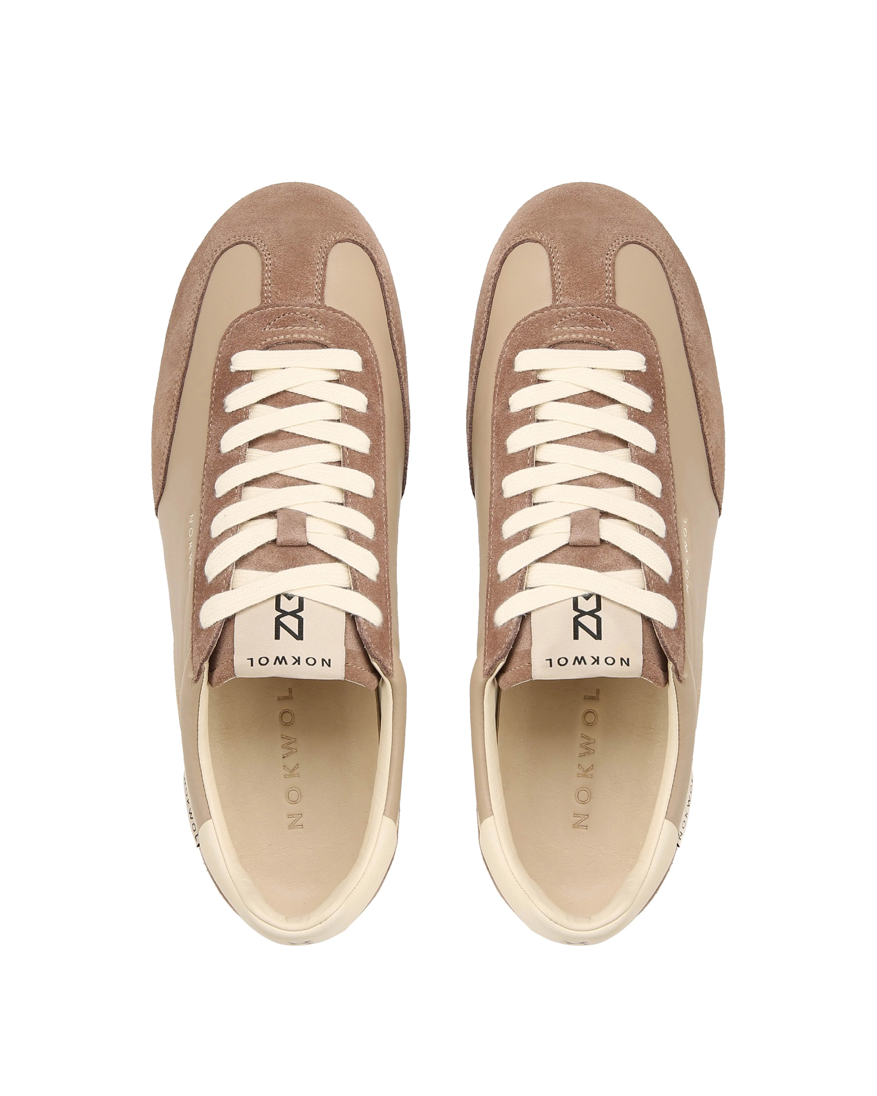 Ari-M Marmo/Mushroom/Off White Suede/Leather - Image 4