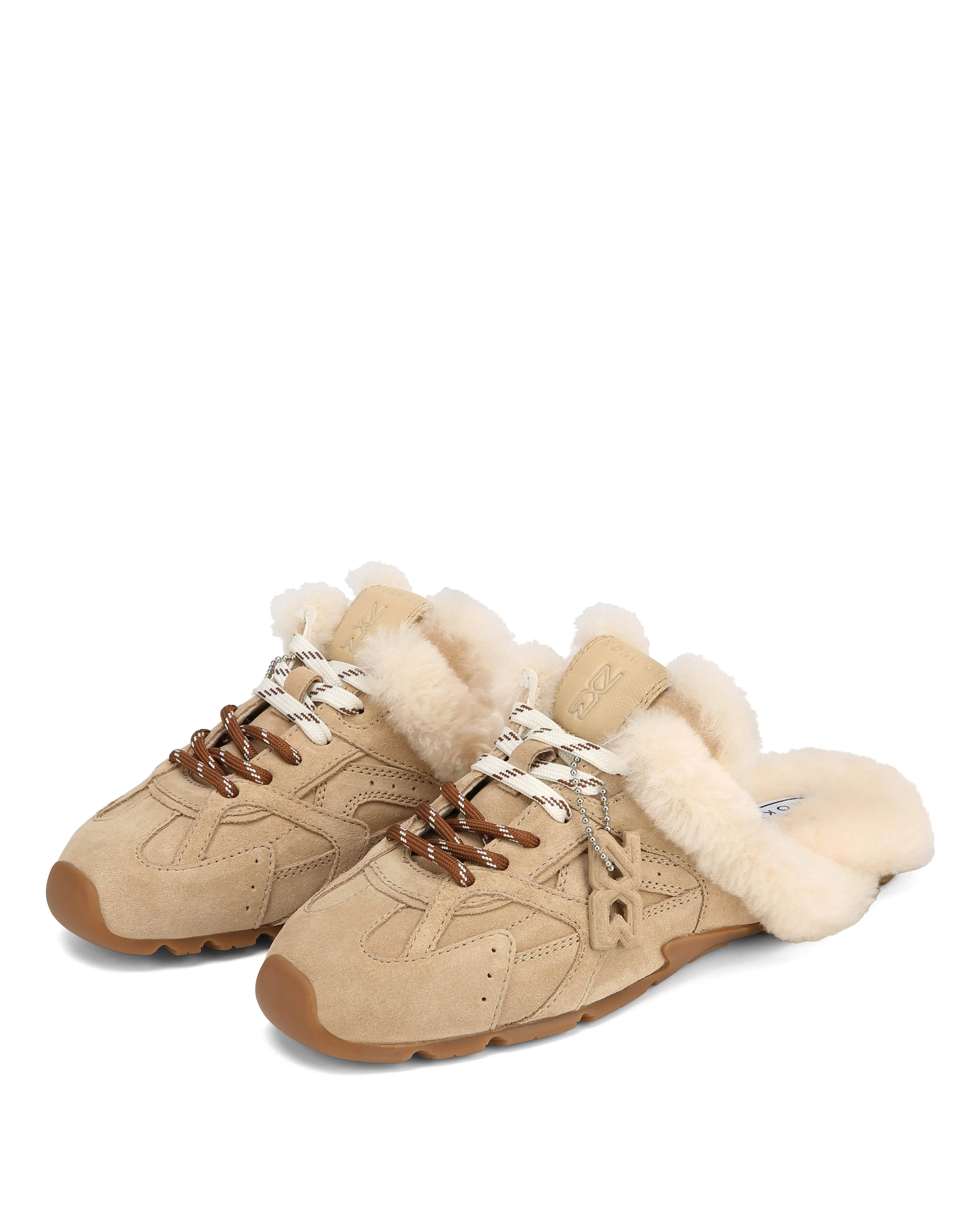 Atlas Mule Beige Suede - Image 4