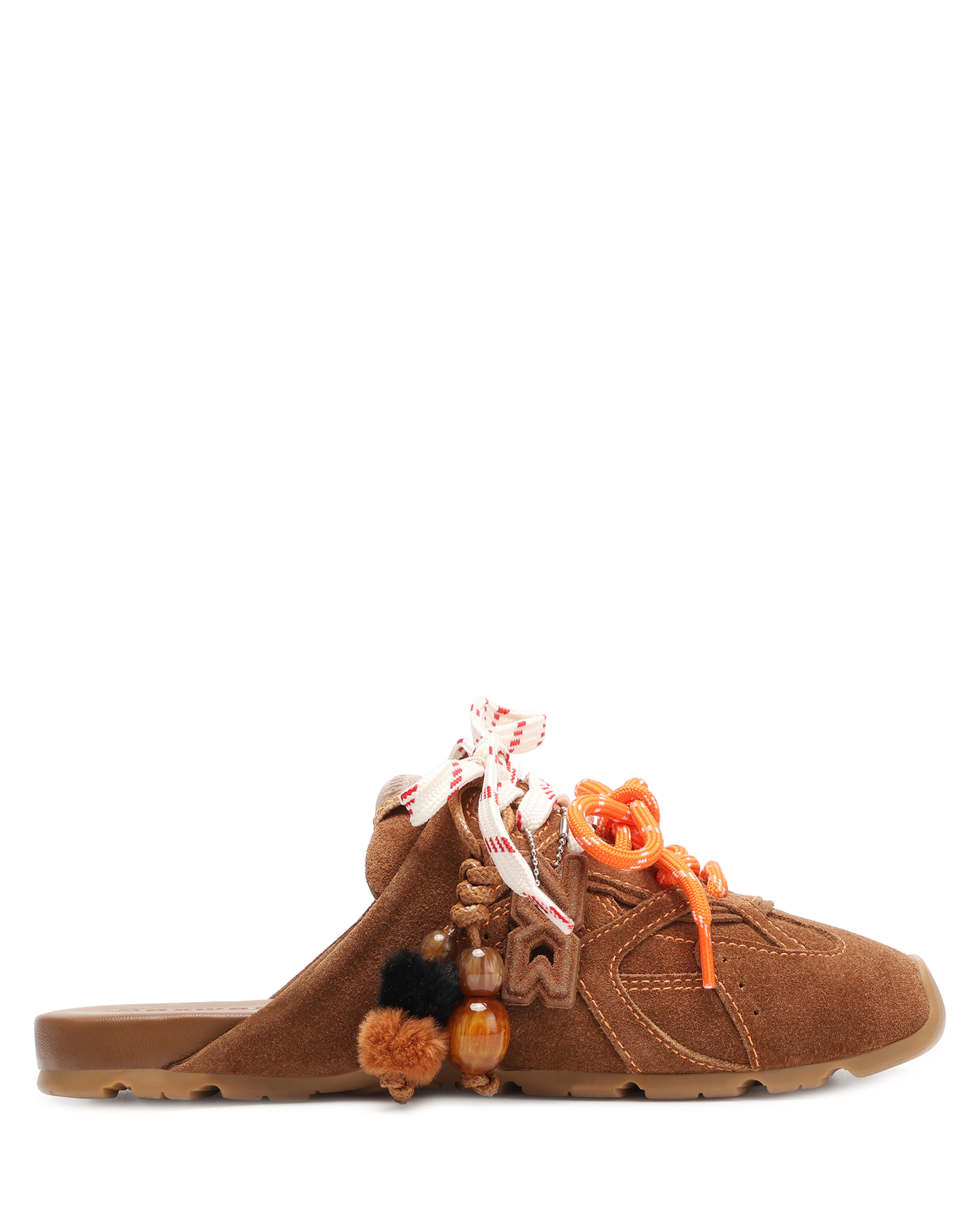 Atlas Slide Tan Suede - Image 2