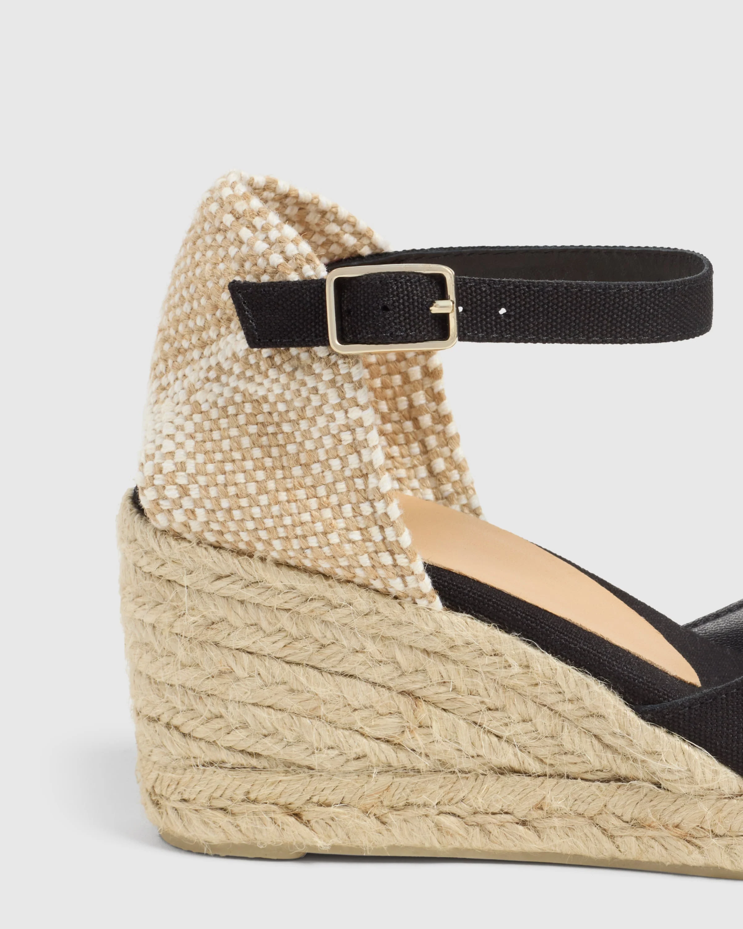 Carol 6 Negro Wedge Espadrille - Image 3