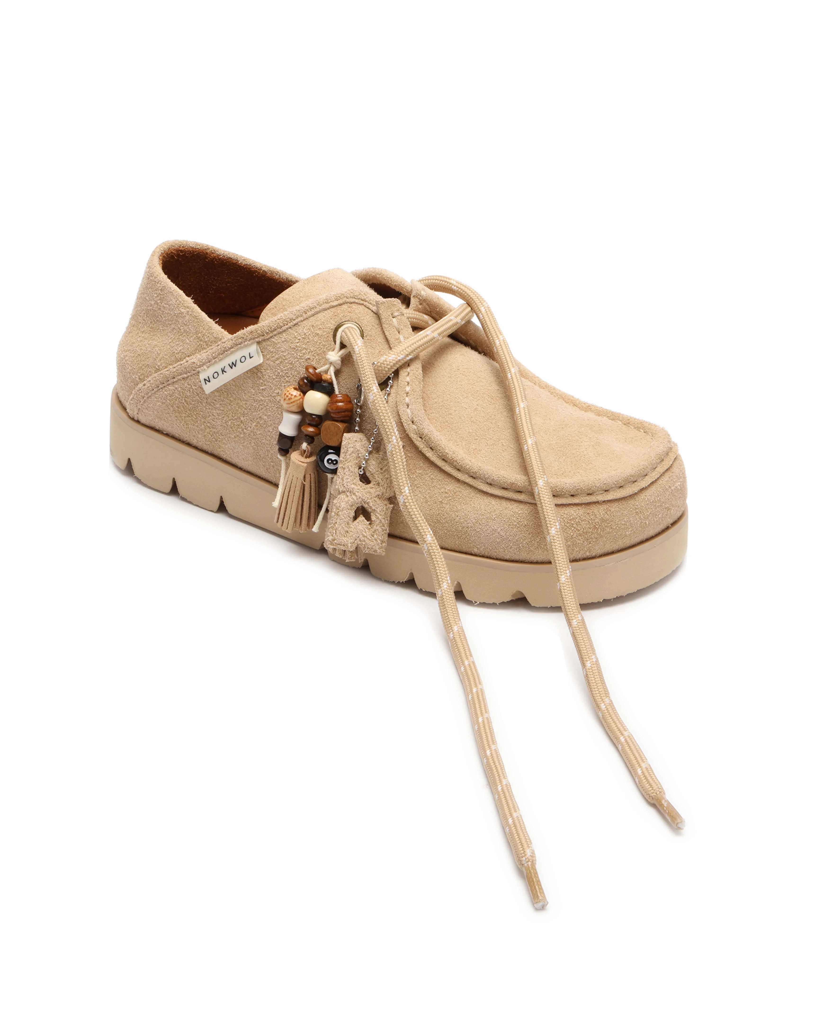 Clova Beige Hairy Suede - Image 4