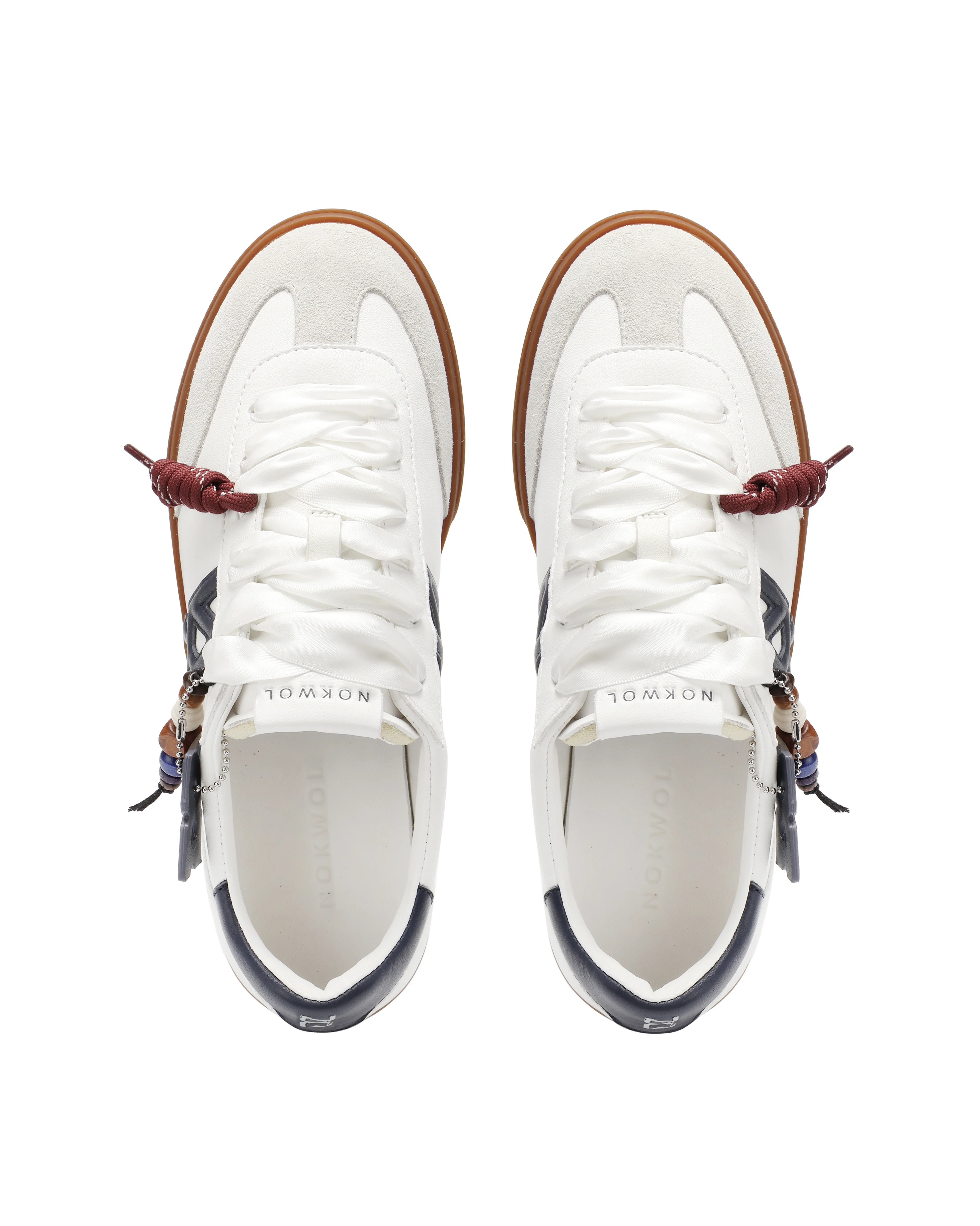 Cosmic White/Navy Leather - Image 7