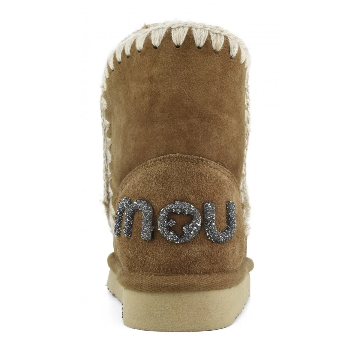 Eskimo 18 Glitter Logo Cognac Suede MU.FW101050A - Image 4