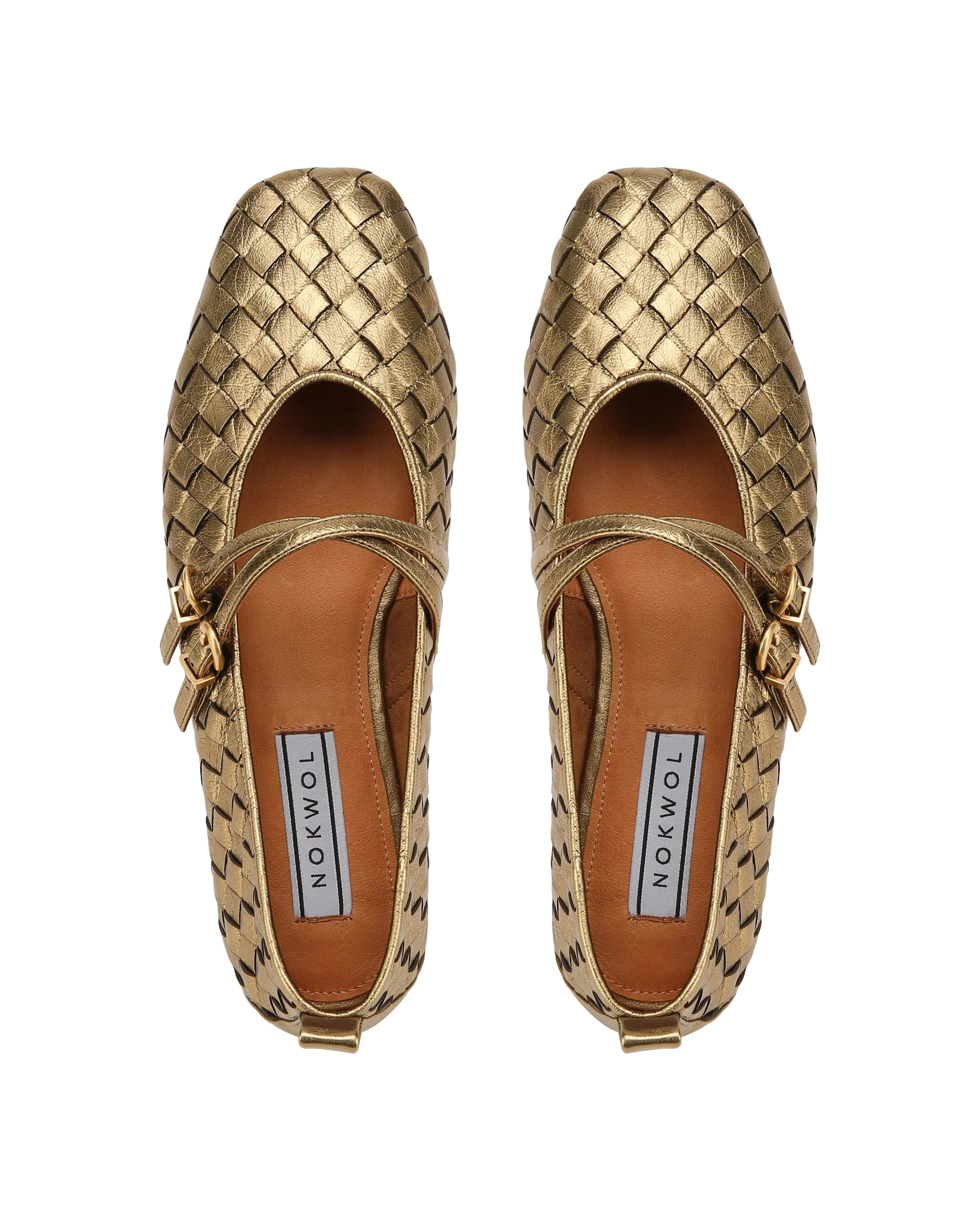 Essa Gold Crinkle Closed Weave - Image 4