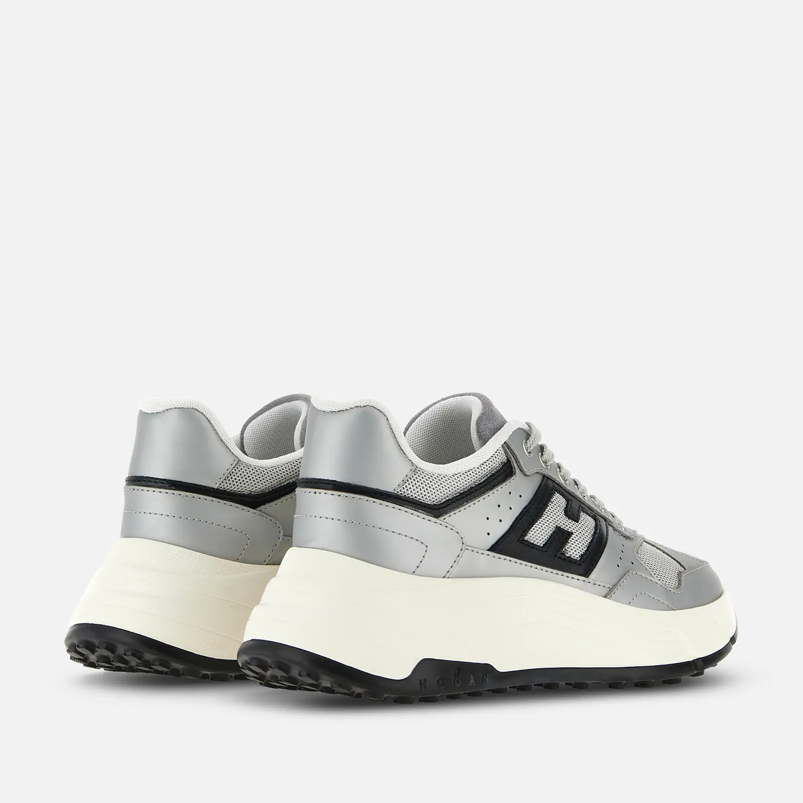 W Hyperlight Sneaker Silver Leather/Textile - Image 5