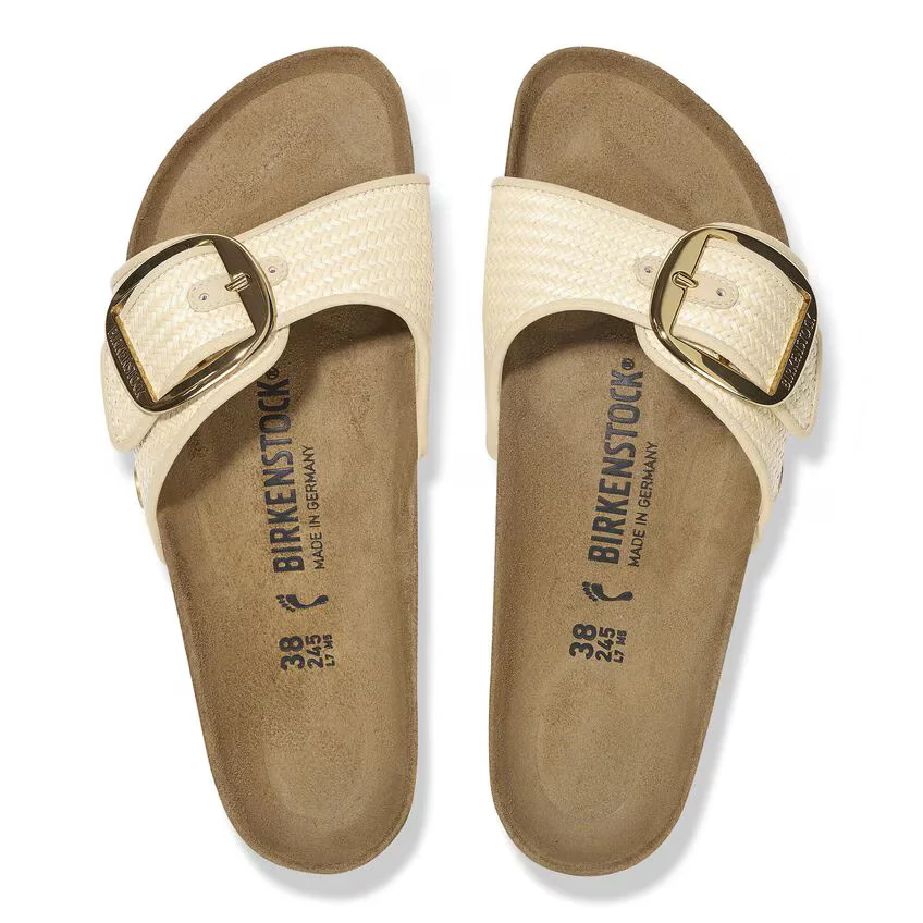 W Madrid Big Buckle Natural TEX Raffia 1029035 - Image 3