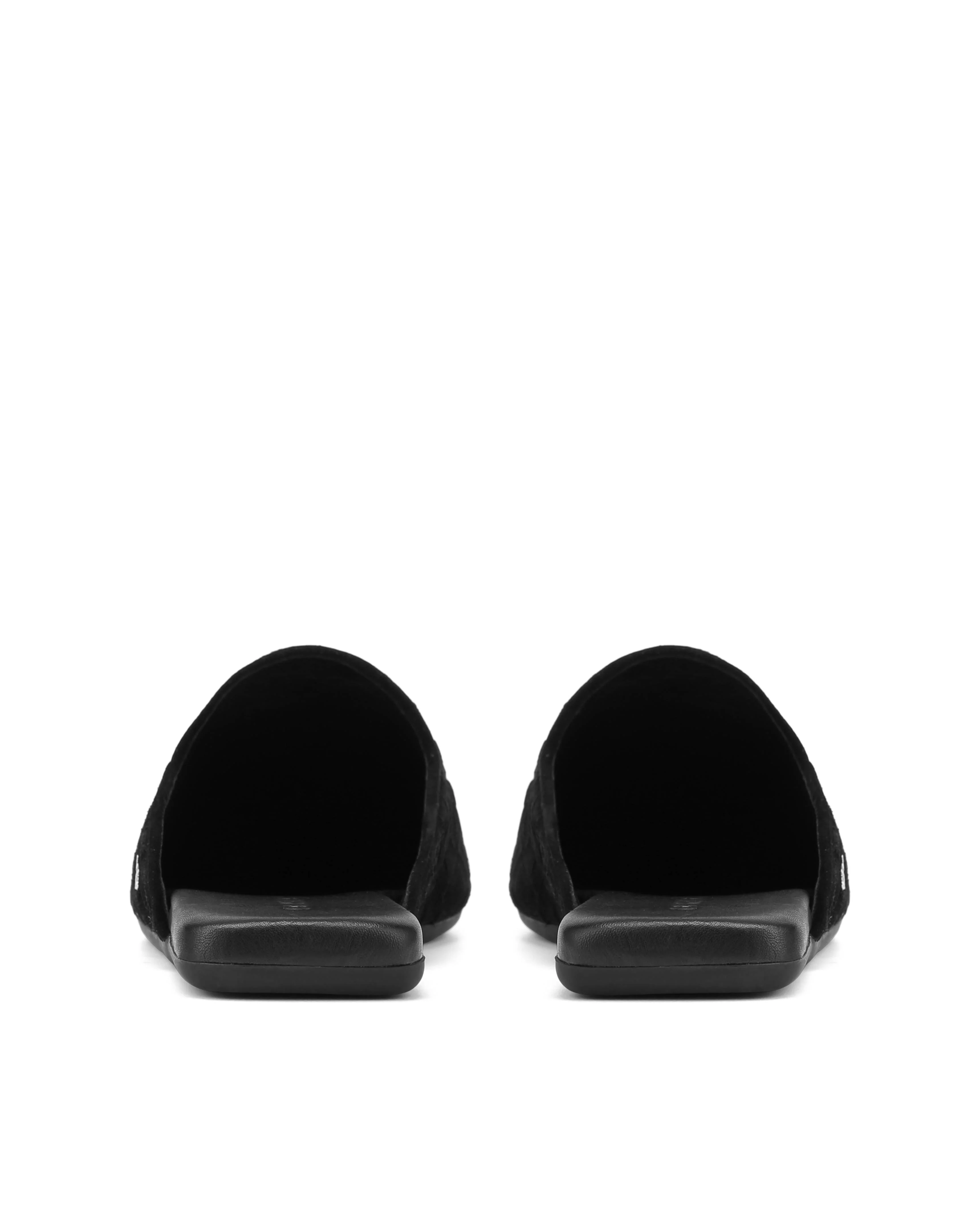 Spencer M Black Small Weave Suede - Image 3