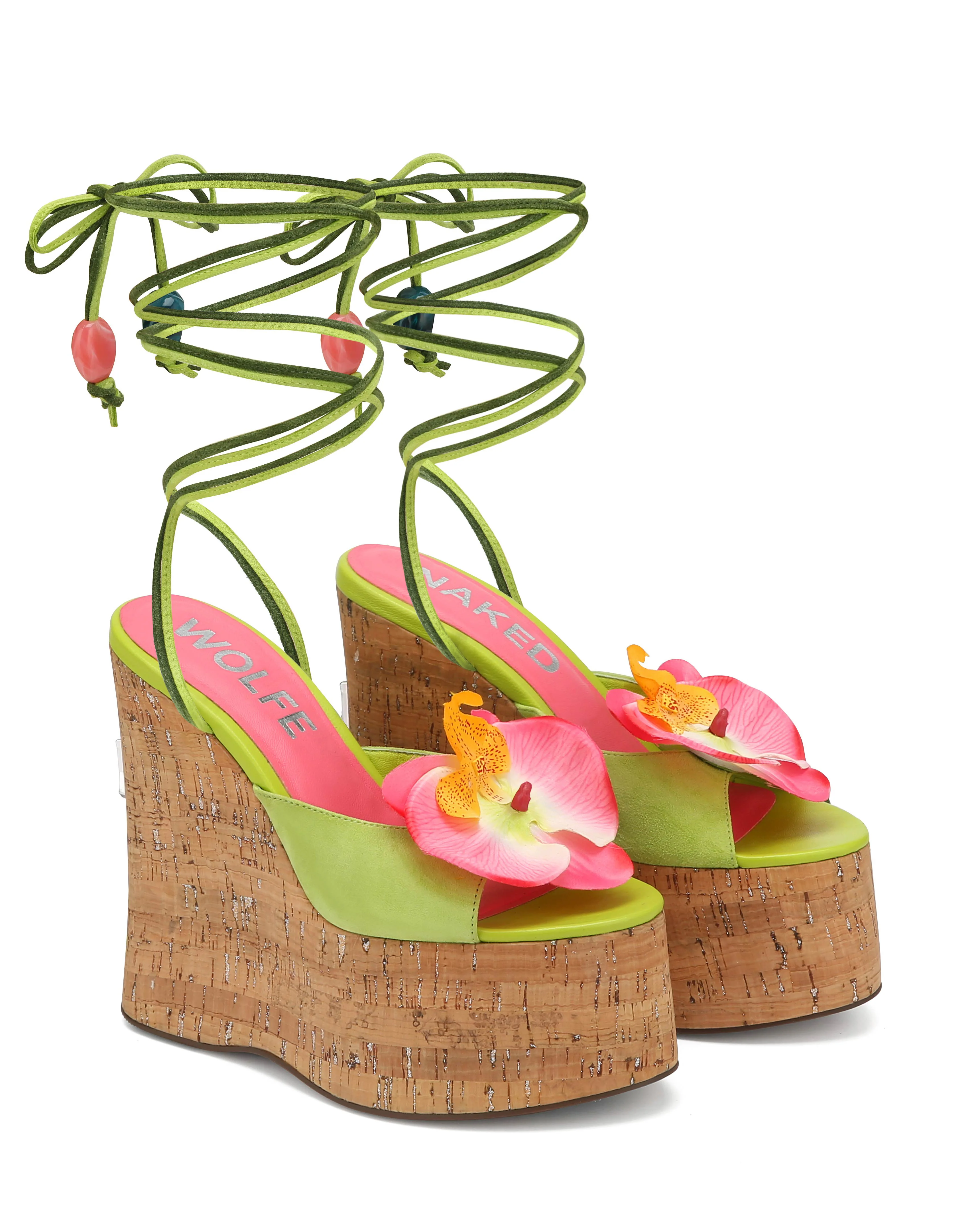 Sunflower Green Kid Suede - Image 2