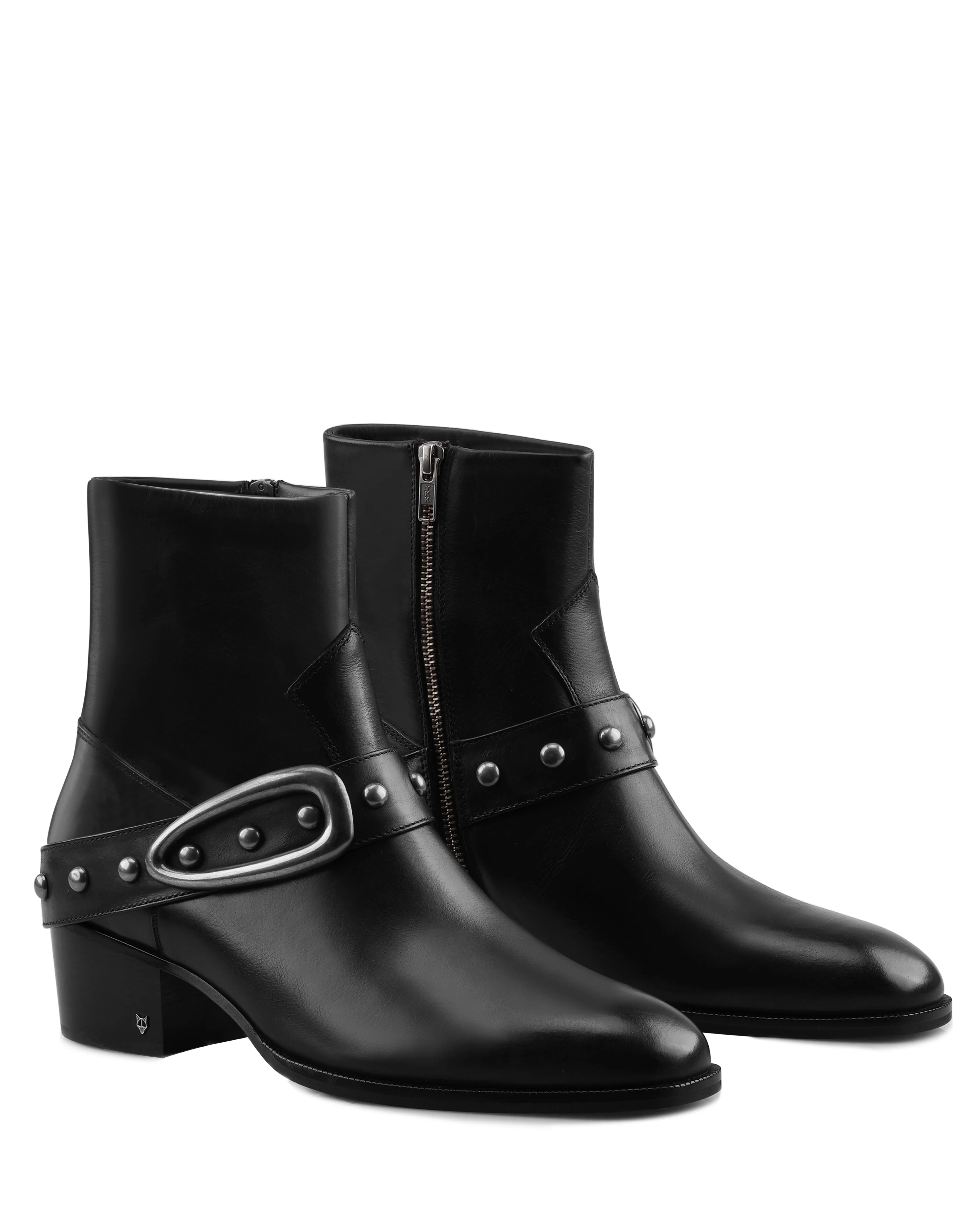 The Hollywood Boot Black Leather - Image 2