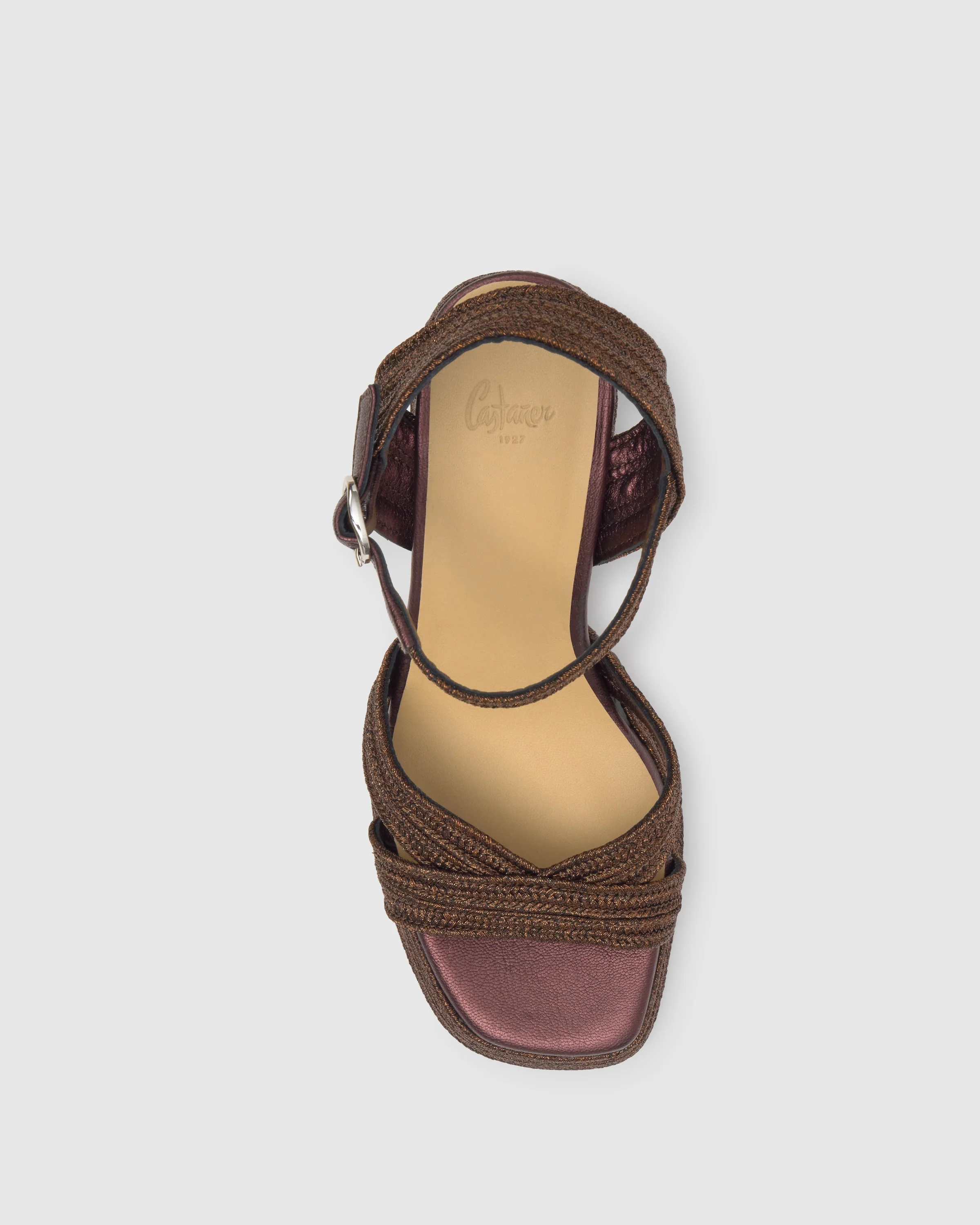 Valle Marron Osc Platform Sandal - Image 5